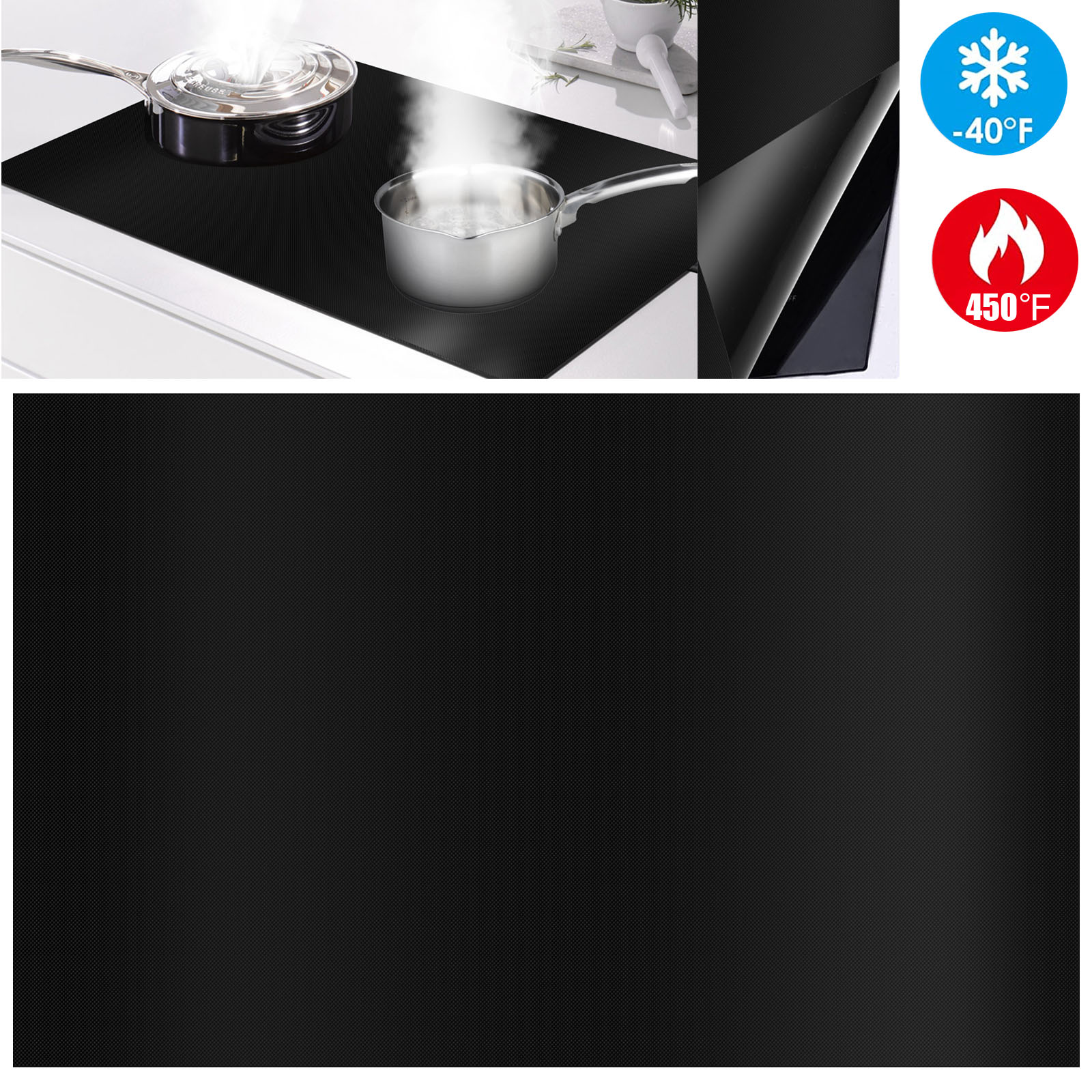 Commercial Kitchen Induction - Indüksiyon Ocak Koruyucu Mat Silikon Ocak