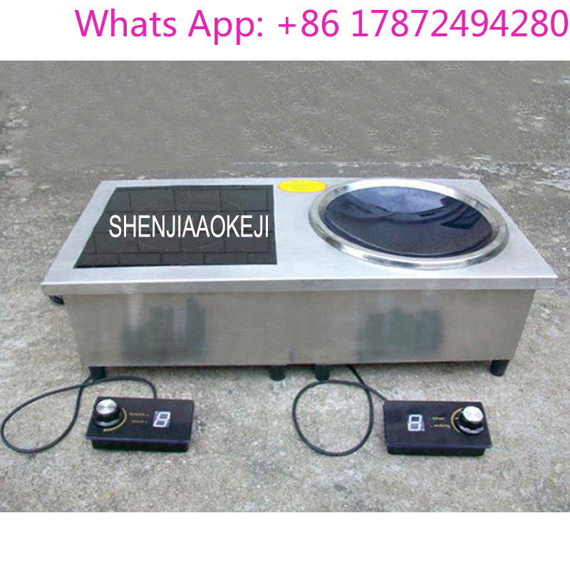 Induction Cooker Commercial - Elektrikli Çift Brülörlü İndüksiyon Ocak Gömülü