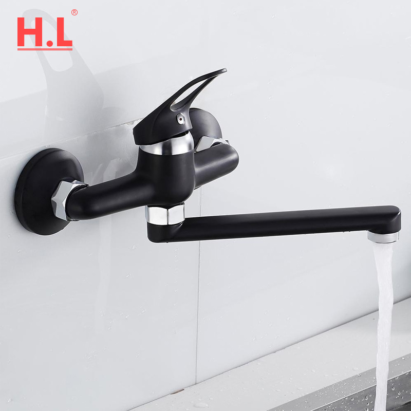 Commercial Kitchen Faucet - Mutfak Musluk Mikserler Duvara Monte Tek