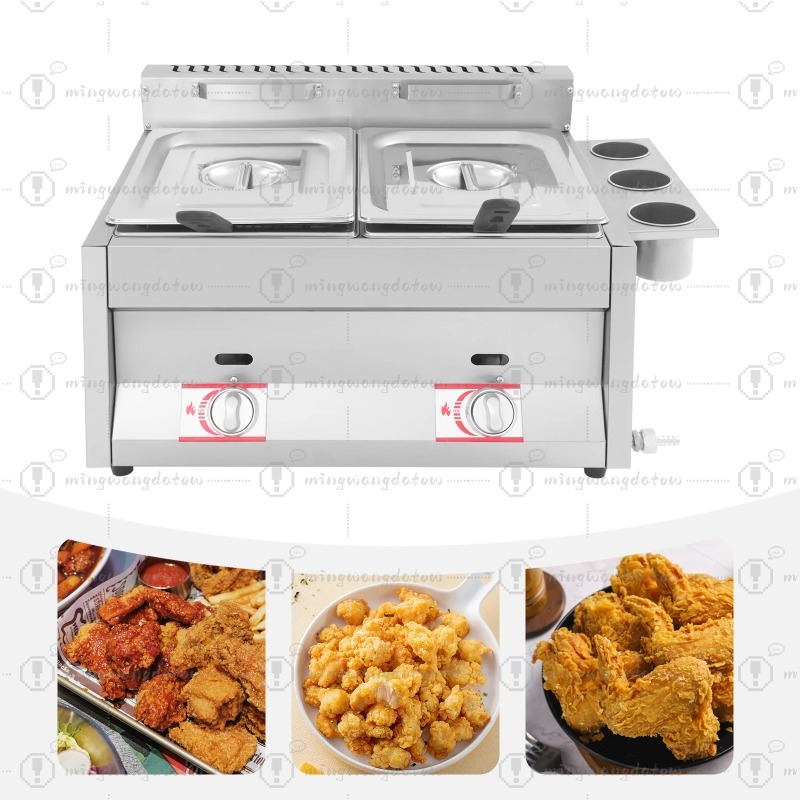 Commercial Kitchen Machinery - YENİ Ticari Gazlı Derin Fritöz 12L