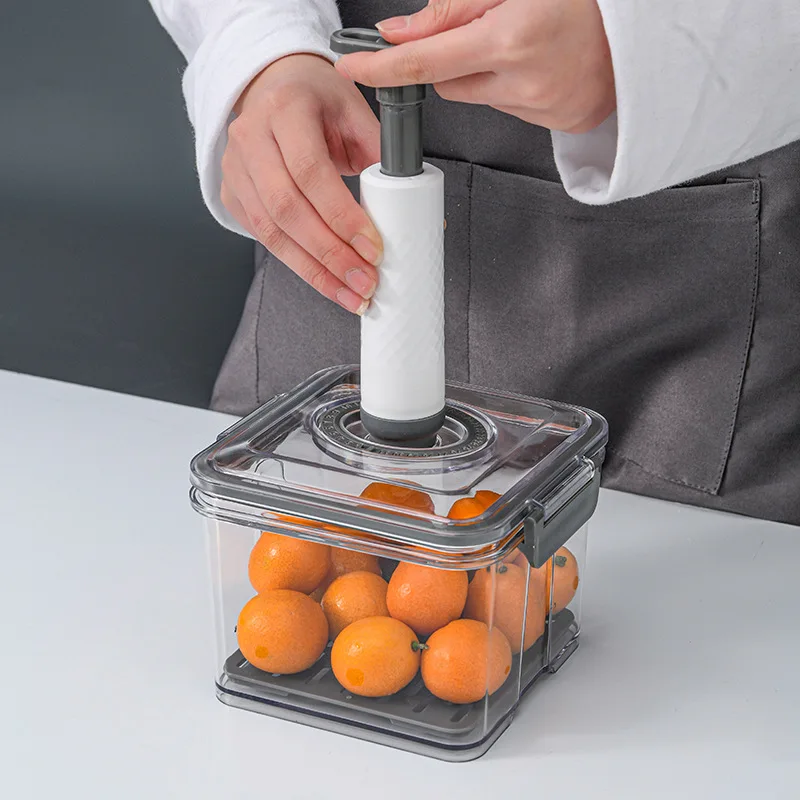 Commercial Kitchen Refrigerator - Vakum taze tutma şeffaf meyve kutusu