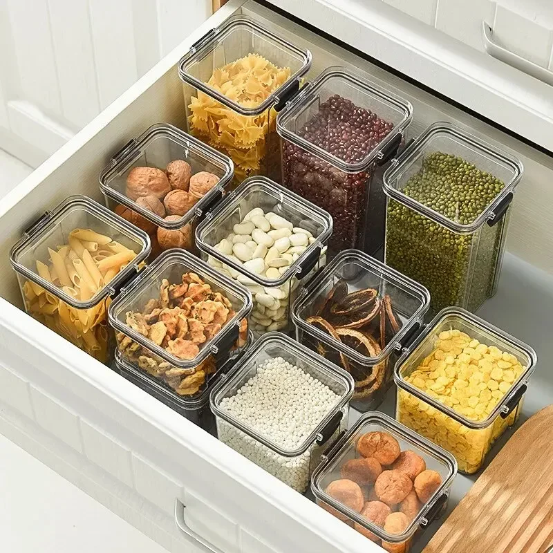 Commercial Kitchen Refrigerator - 1 adet tahıl mühürlü kavanoz kaba
