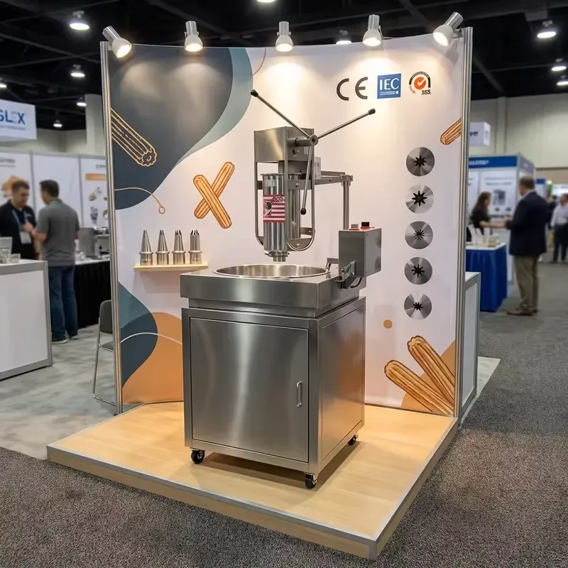 Commercial Kitchen Machinery - 30L Elektrikli Churro Makinesi Profesyonel İspanyol