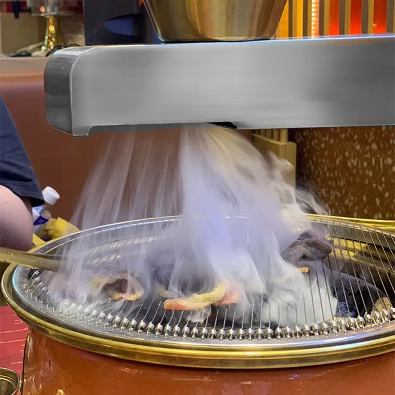 Commercial Kitchen Ventilation System - Kore Barbekü Restoranı için Ticari Elektrikli