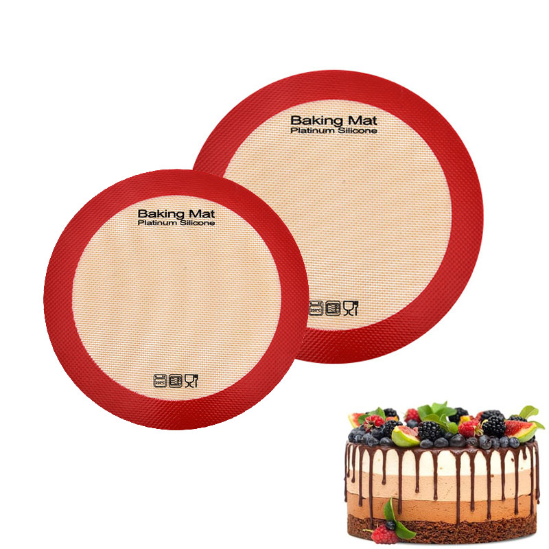 Rotary Bakery Oven - Yuvarlak Silikon Pişirme Matı, Yapışmaz Yeniden