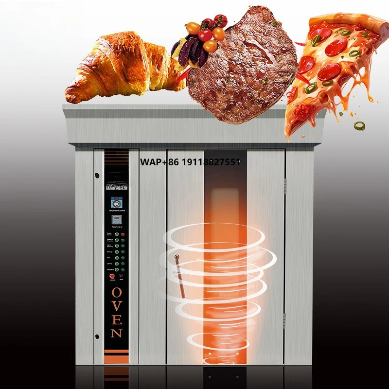Rotary Bakery Oven - Endüstriyel Gazlı Döner Fırın, Ekmek Pişirme