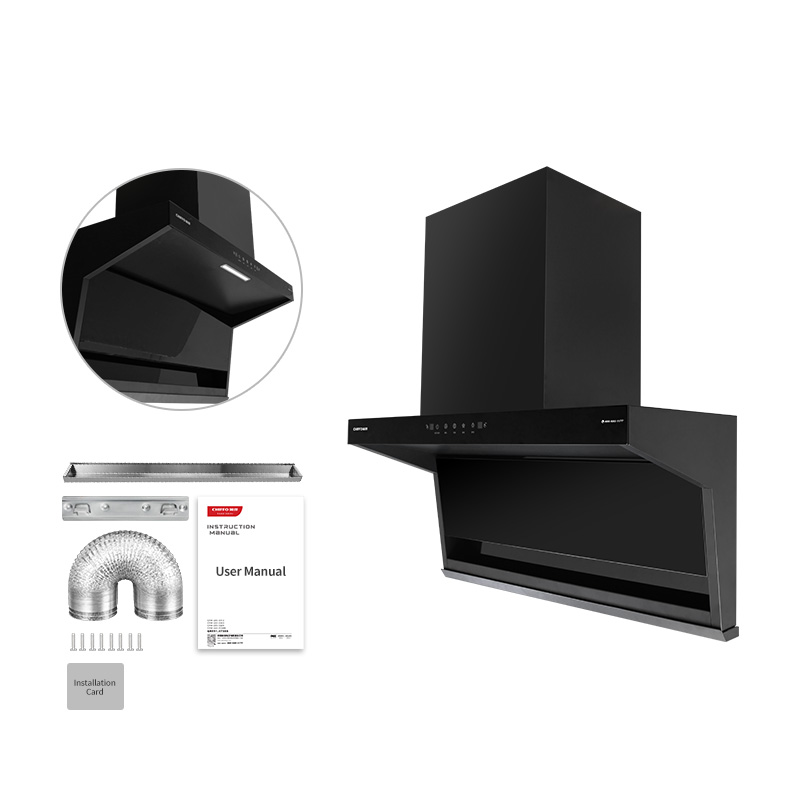Commercial Kitchen Hood Design - Ticari Duvara Monte Davlumbaz Paslanmaz Çelik