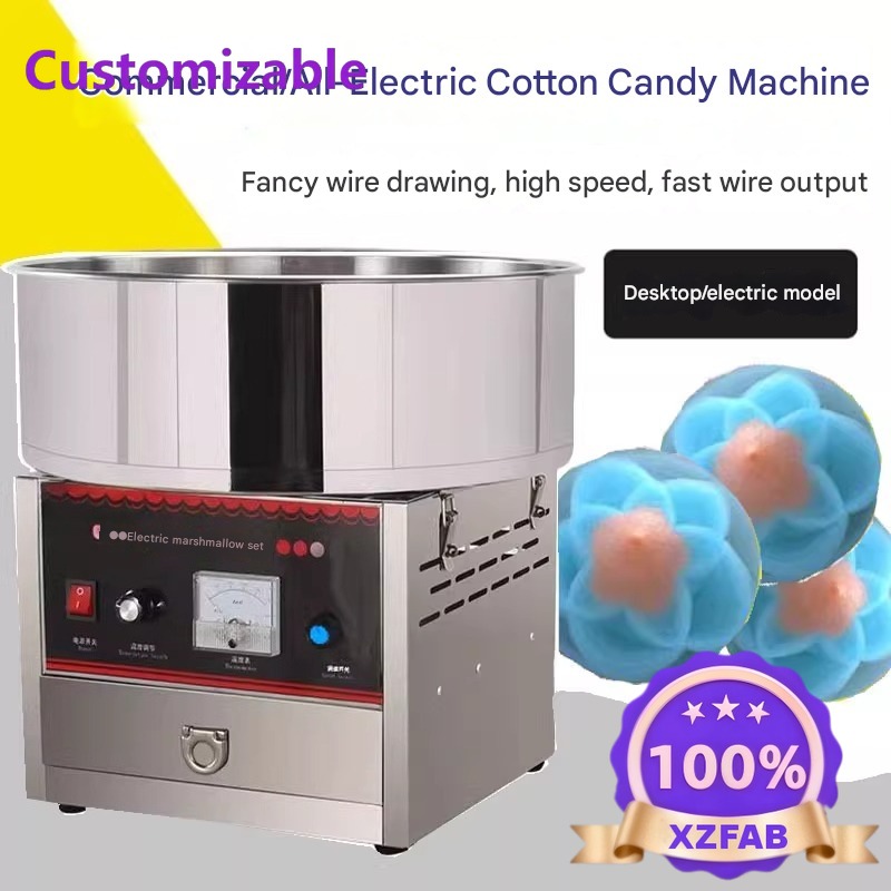 Candy Floss Machine Commercial - Fabrika Çıkışı 2026 Ticari Pamuk Şeker
