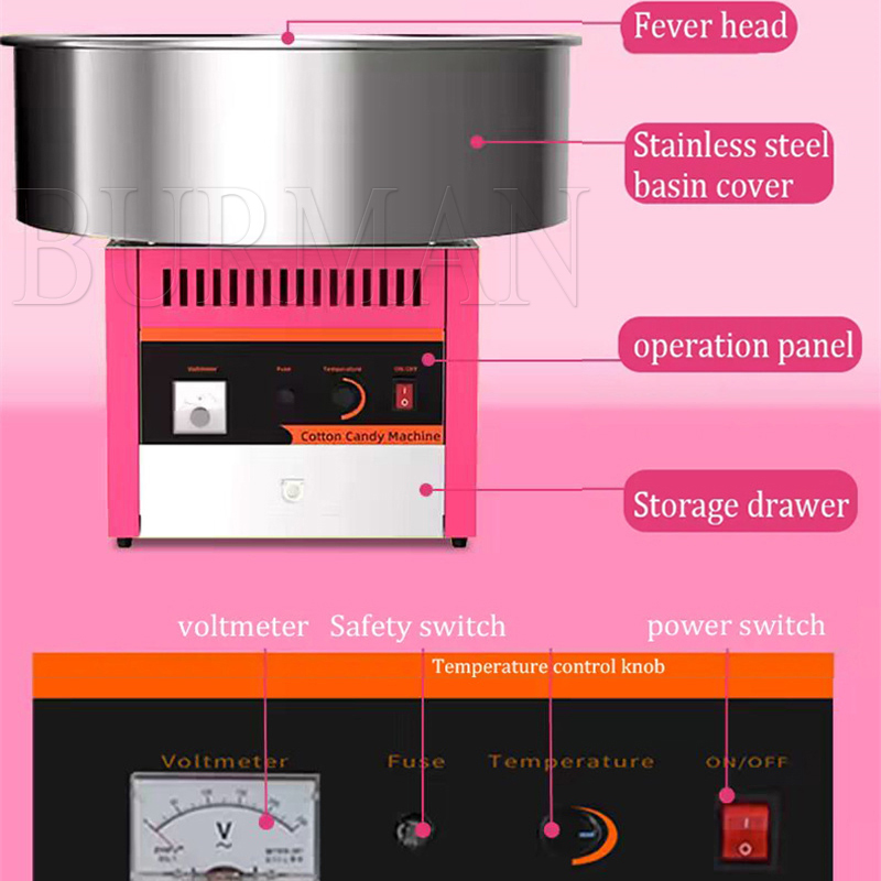 Elektrikli Pamuk Şeker Makines - Candy Floss Machine Commercial incelemesi ve fiyatı