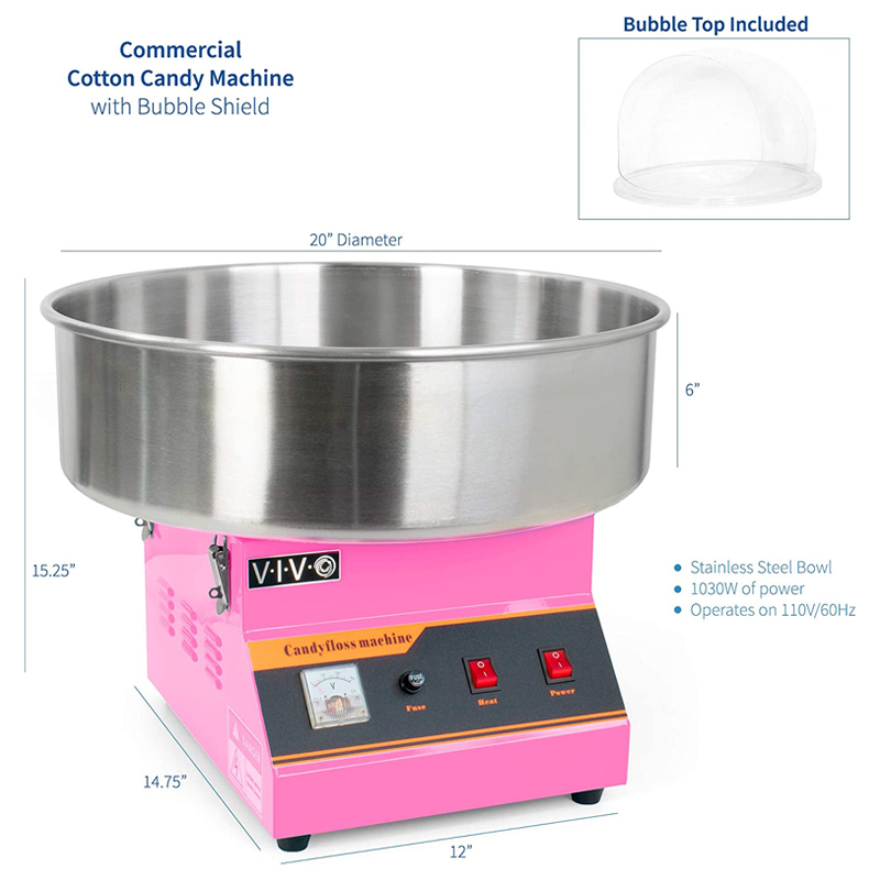 Yeni Elektrikli Mini Pamuk Şek - Candy Floss Machine Commercial incelemesi ve fiyatı
