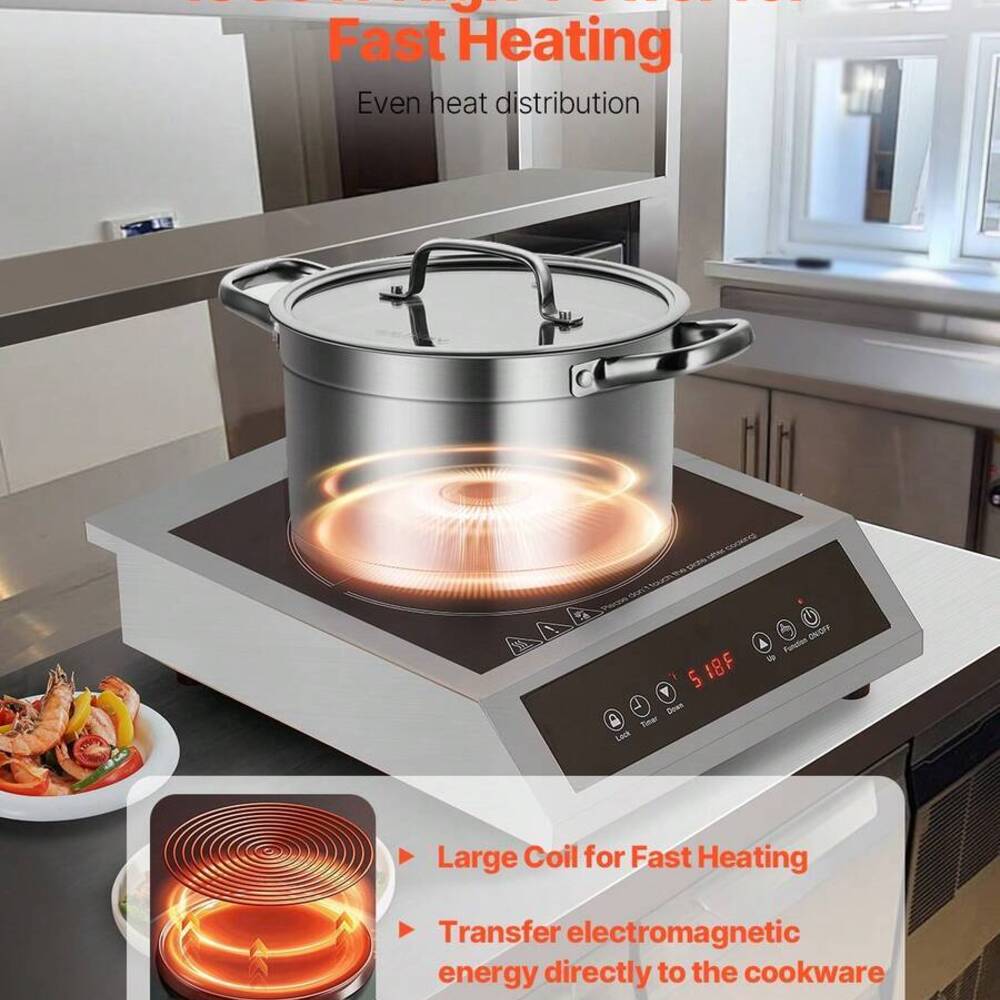 Taşınabilir Ocak, 1800W Ticari - Induction Cooker Commercial incelemesi ve fiyatı