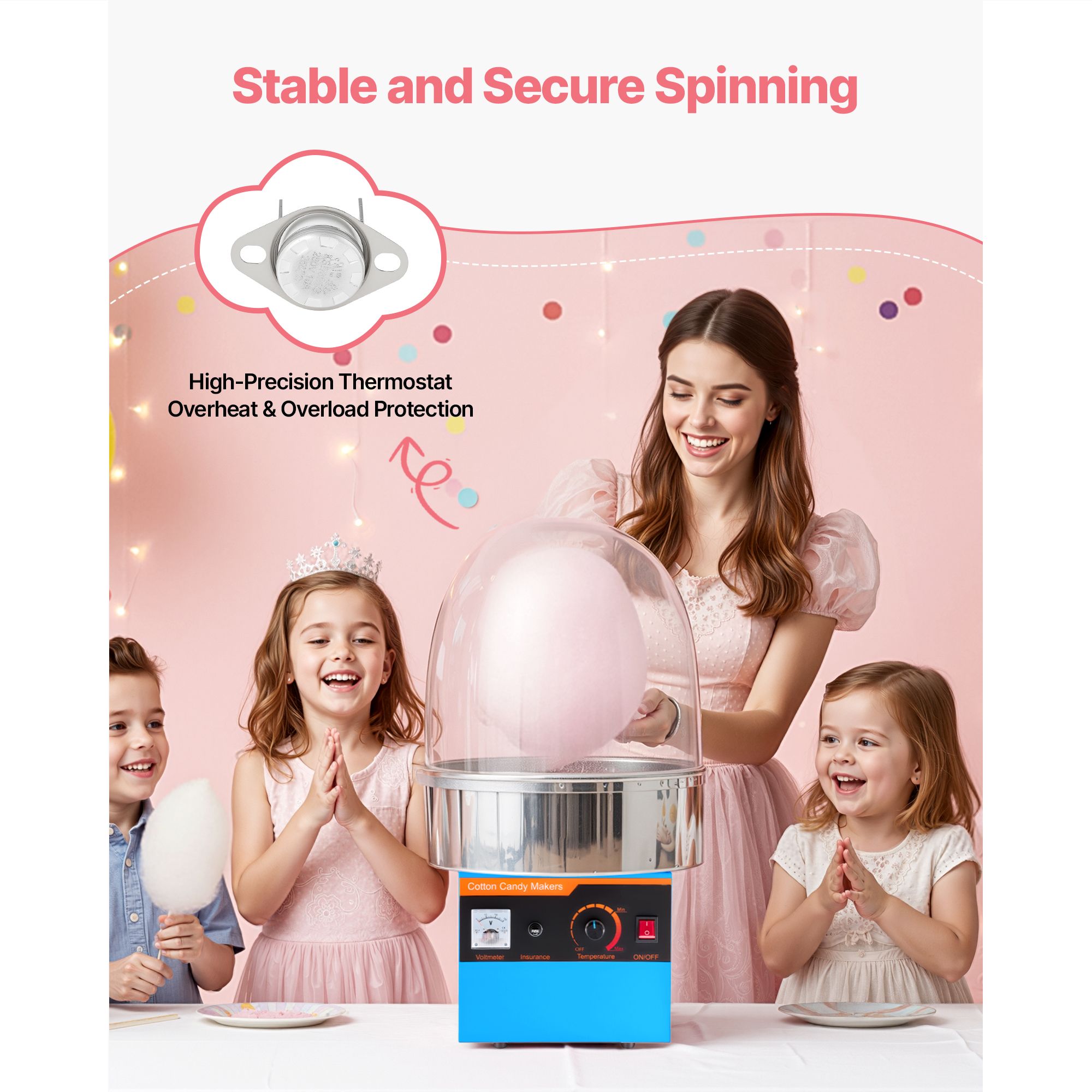 Elektrikli Pamuk Şeker Makines - Candy Floss Machine Commercial incelemesi ve fiyatı