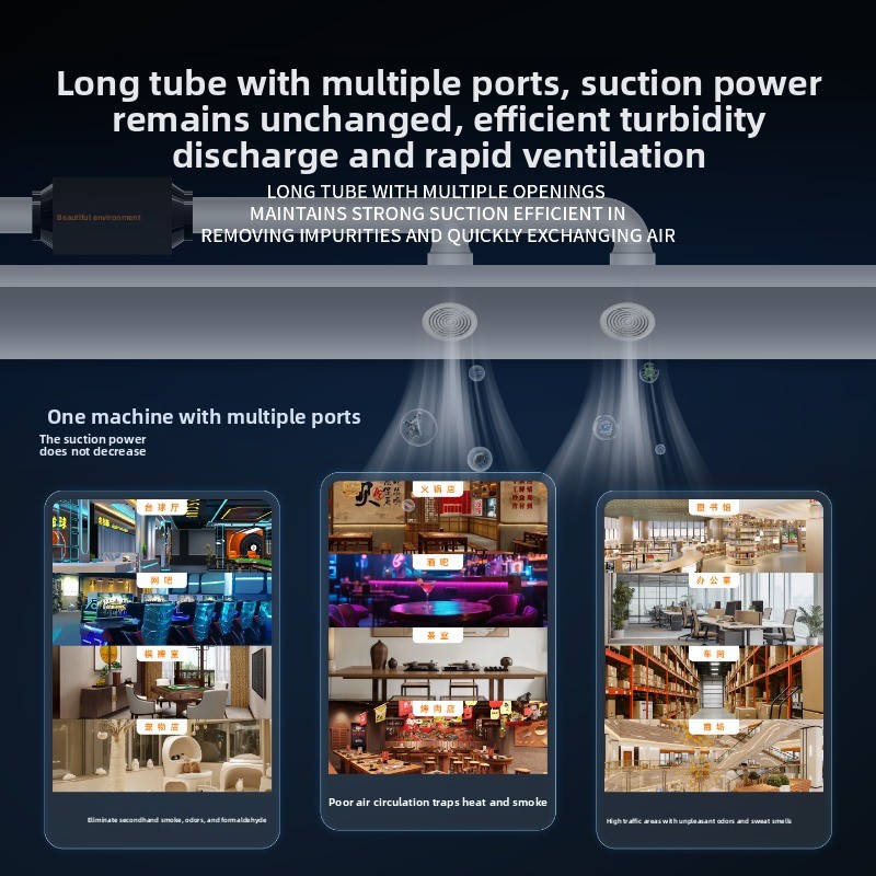 Taze hava sistemi Sessiz fan,  - Commercial Kitchen Ventilation System incelemesi ve fiyatı