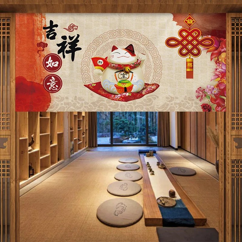 VIKAMA Japon Fuji Kimono Noren - Commercial Kitchen Ceiling incelemesi ve fiyatı
