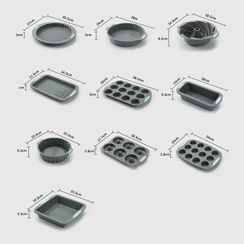 Silikon Yivli Kek Tavaları Yap - Rotary Bakery Oven incelemesi ve fiyatı
